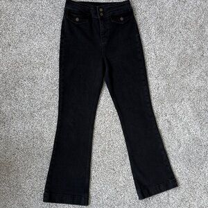 Boden Black Flare Jeans